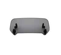 Per CBR 125R X4 NC700 SX VFR 1200/F XL 1000 Forza 125 Cbf600s SH300-I Estensione Del Parabrezza Del Motociclo Spoiler Regolabile Deflettore(Nero)