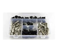 Per CBR 600 1999 2000 Carenatura Completa Per Moto Kit Bulloni Carenatura Clip Dadi Viti Acciaio(Argento)