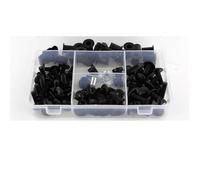 Per CBR 600 1999 2000 Carenatura Completa Per Moto Kit Bulloni Carenatura Clip Dadi Viti Acciaio(Nero)