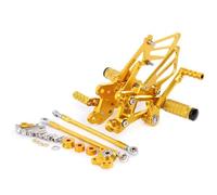 Per CBR1000RR CBR 1000 RR Fireblade 2004 2005 2006 2007 Moto Regolabile Rearset Posteriore Set Pedane Pedali Poggiapiedi(Oro)