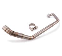 Per CBR125 CBR125R CB125R CBR 125 125R 2010-2016 Marmitta Per Moto Modifica Collegamento Anteriore Slip On Tubo Di Scarico Moto Silenziatore Posteriore(Silver)