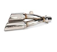 Per CBR250R R3 R25 R6 MT07 GSXR 600 Z800 Tubo Di Scarico Moto 51mm Silenziatore A Doppia Uscita Fuga Tubo Di Scarico(1)