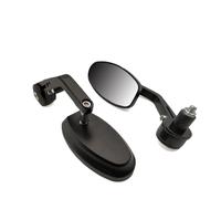 Per CBR300 F FA CBR500 RFX RC51 CBR 600 929 954 RR Vista Posteriore Del Motociclo Specchietti Retrovisori Bar End Cafe Racer Specchio compatibili(Nero)