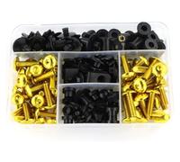Per CBR500R CBR600F CBR650F CBR650R CBR1000RR CBR600RR Kit Completo Di Viti Carrozzeria Clip Carenatura Viti Cupolino(Gold)