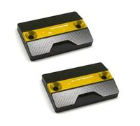 Per CBR500R Per CBR 500R Per CBR 500r Per CBR500r 2013-2020 Moto CNC Serbatoio Freno Anteriore Coperchio Serbatoio Fluido Tappo Coppa Olio Olio Freno Tappo(Yellow)