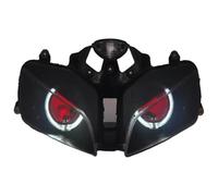 Per CBR600RR 2003-2006 Faro Abbagliante Anabbagliante Gruppo Ottico Anteriore Per Moto Faro Bi-xeno HID Faro Del Motociclo(White Red)