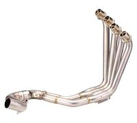 Per CBR650F CBR650R CB650R 2014-2025 Moto Gomito Sistema Completo Anteriore Collettore Slip-On 51 Mm Silenziatore Scarico Tubo 50,8 Mm 2024-2025 Moto Silenziatore Posteriore(A 2024-2025 50.8MM)