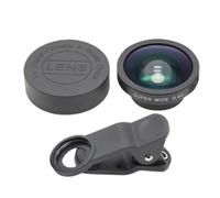 per cellulare - grandangolare 0,4x, con clip per selfie | Lente portatile durevole con ottica trasparente, corpo in alluminio per vlogging, foto di gruppo e scatti di viaggio
