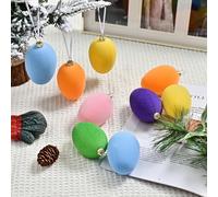 Per Centrotavola Uovo di Pasqua Set PS Materiale Plastico Tessuto Floccato