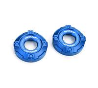Per CFMOTO 450MT MT450 CF 450 MT 2024 25 Accessori Per Moto In Alluminio Copri Colonna A Tre Stelle Copri Tappo Ammortizzante(Blue-B (2pcs))