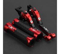 Per CFMOTO 700CLX 700 CLX CL-X 2022 2023 Non Sport Moto Freno Regolabile Leve Di Frizione Manubrio Manopole(Rosso)