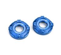 Per CFMOTO 800NK NK800 CF 800 NK 2022-2025 Accessori Per Moto In Alluminio CNC Tappo Ammortizzante Copri Colonna A Tre Stelle(Blue-B (2pcs))