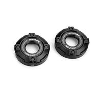 Per CFMOTO 800NK NK800 CF 800 NK 2022-2025 Accessori Per Moto In Alluminio CNC Tappo Ammortizzante Copri Colonna A Tre Stelle(Black-B (2pcs))