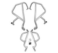 Per CFMOTO Per 450MT Per 450-MT 2023-2025 Moto Highway Protezione Motore Barra Paraurti Telaio Carenatura Paramotore Protezioni Crash Bar(Full Set(Silver))
