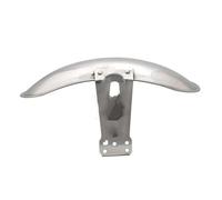 Per CG 125 Per Cafe Per Retro Parafango Anteriore Moto In Metallo Nero Protezione Parafango Parafanghi moto(Chrome)