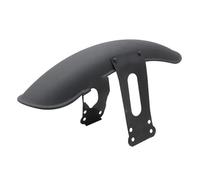 Per CG 125 Per Cafe Per Retro Parafango Anteriore Moto In Metallo Nero Protezione Parafango Parafanghi moto(Black)