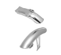 Per CG 125 Per CG 125 Cc 1 Set Di Parafanghi Anteriori E Posteriori In Metallo Cromato Per Motocicletta Moto Parafango Paraspruzzi(Chrome Front n Rear)