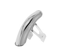 Per CG 125 Per CG 125 Cc Moto Parafango Anteriore E Posteriore Cromato Nero Retro Parafango Copertura In Metallo Protettore Parafanghi moto(C front mudguard)