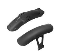Per CG 125 Per CG 125 Cc Moto Parafango Anteriore E Posteriore Cromato Nero Retro Parafango Copertura In Metallo Protettore Parafanghi moto(E front and rear)
