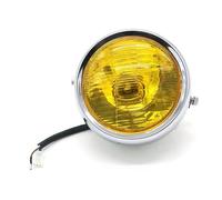 Per CG125 Per Cafe Per Racer Retro Moto 12v Faro Anteriore Alogeno In Metallo Con Vetro Vicino E Lontano Illuminazione Accessori Luci Anteriori(B)