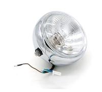 Per CG125 Per Cafe Per Racer Retro Moto 12v Faro Anteriore Alogeno In Metallo Con Vetro Vicino E Lontano Illuminazione Accessori Luci Anteriori(C)