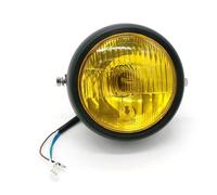 Per CG125 Per Cafe Per Racer Retro Moto 12v Faro Anteriore Alogeno In Metallo Con Vetro Vicino E Lontano Illuminazione Accessori Luci Anteriori(D)