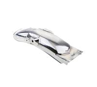PER CG125 PER GN125 PER Cafe Racer Parafango Anteriore Universale Per Motocicletta, Retro, Nero Cromato, Posizione Pneumatici, Parafango, Paraspruzzi Moto Parafanghi(Silver Rear)