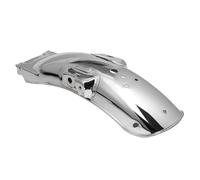 Per CG125 Per Suzuki Per Cafe Per Racer Parafango Posteriore In Metallo Retrò Moto Parafango posteriore ruota moto(Chrome)