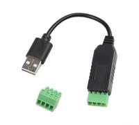 per ch340 USB a RS485 convertitore seriale, interfaccia IC di grado industriale per automazione PLC e trasmissione dati computer, design ABS compatto