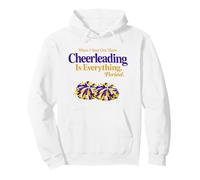 per Cheerleader | Cheerleading È Tutto. Pom Poms Felpa con Cappuccio