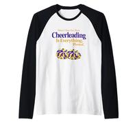 per Cheerleader | Cheerleading È Tutto. Pom Poms Maglia con Maniche Raglan