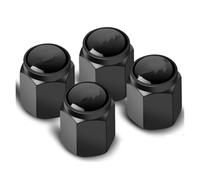 Per Chery Jetour T2 Dashing X70 Plus X90 4 Pezzi Cappucci Valvole Pneumatici Ruote Auto Coperture Stelo Aria Tappi valvola Schrader(Black)