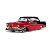 Per CHEVROLET BEL AIR 1:24 AUTO D'EPOCA 1956 MODELLO DI AUTO IN LEGA PRESSOFUSA IN MINIATURA
