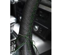 Per Chevrolet Bel Aria Nomad 1955-1957 Nero Vera Pelle Copertura Del Volante