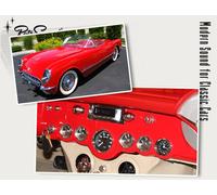 Per Chevrolet Corvette C1 1956 Auto D'epoca Radio DAB+ FM UKW Bluetooth AUX-In
