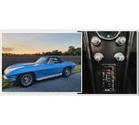 Per Chevrolet Corvette C2 1963 1964 1965 Auto D'Epoca Radio DAB+ Bluetooth Aux