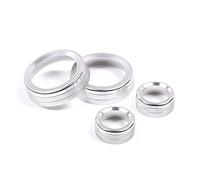 per Chevrolet Corvette C7 2014-2019 Copri Manopola del Volume dell'Aria Condizionata Adesivo Accessori Interni Copri Manopola dell'Aria Condizionata