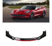 Per Chevrolet Corvette C7 4 pz Auto Paraurti Anteriore Lip Kit Spoiler Splitter Diffusore In Fibra di Carbonio Canard Auto Parti di Ricambio