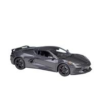 Per Chevrolet Corvette Stingray Coupe 1:18 2020 Modello Di Auto In Lega Pressofusa Collezione Di Simulazione Souvenir Decorativo(Gray)