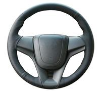 Per Chevrolet Per Aveo Per Orlando Per Holden Per Cruze Per Ravon R4 Cruze 2009-2014 Coprivolante Per Auto In PU Artificiale Nero Cucito A Mano(Blue Thread)