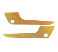 Per Chevrolet Per Corvette C6 2005-2013 Fibra Di Carbonio Morbida Coperture Adesive Per Pannelli Antiurto Delle Portiere Dell'auto HRQCTIM(Giallo)