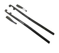 Per Chevrolet Per Corvette Per C6 Z06 Per Wide Body/Modello Base 2005-2013 Minigonne Laterali Rocker Pannello Mud Flaps Body Kit Minigonne Laterale(Wide-body-Carbon)