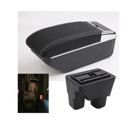 Per Chevrolet Per Onix 2021 20-24 Car Armrest Storage Box Interni Accessori Auto Bracciolo Box(B3 white line NO USB)
