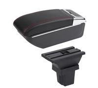 Per Chevrolet Per Trax Per Tracker 2015 2016 2017 2018 2019 Bracciolo Per Auto Bracciolo Per Auto Accessori Per Box Portaoggetti Scatola Bracciolo Auto(B red line NO USB)