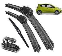 , per Chevrolet Spark M300 2009-2015 Tergicristallo Anteriore e Posteriore Kit spazzole tergicristallo Parabrezza Parabrezza 21 "16" 12 "Tergicristalli