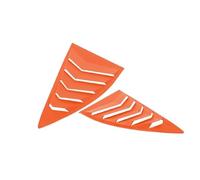 Per Chevy Per Camaro LS LT RS SS 2010-2015 Finestrini Laterali Scoop Alette Finestra Visiera Copertura Sun Rain Shade Vent OTBEHUWJ(Orange)