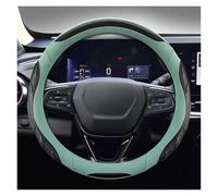 Per Chevy Per Cruze Per Malibu Per Sail Per Spark Per Captiva Per Equinox Coprivolante Per Auto In Pelle PU Da 38 Cm E 15 Pollici Coprivolante(VERDE)