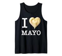 per Chi AMA la maionese: I Love Mayo - Testo Bianco Canotta
