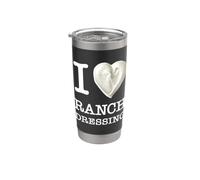 Per chi ama le salse: "I Love Ranch Dressing" Bicchiere termico in acciaio inox doppia parete