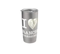 Per chi ama le salse: "I Love Ranch Dressing" Bicchiere termico in acciaio inox doppia parete